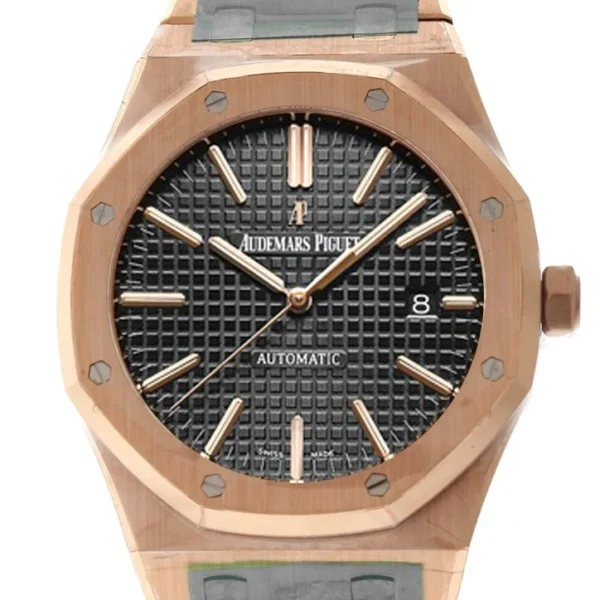 Audemars Piguet Royal Oak 41mm Black dial Pink Gold Watche 15400OR.OO.1220OR.01 DCM