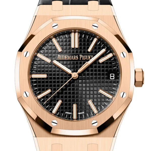 Audemars Piguet Royal Oak 41 Black Dial 50th Anniversary Rose Gold 15510OR.OO.D002CR.01 DCM