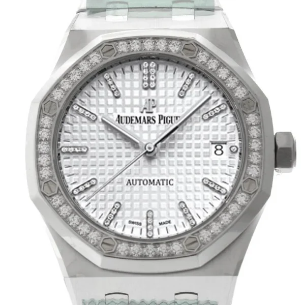 Audemars Piguet Royal Oak 37mm Rhodium-toned Diamond Dial Titanium 15453IP.ZZ.1256IP.01