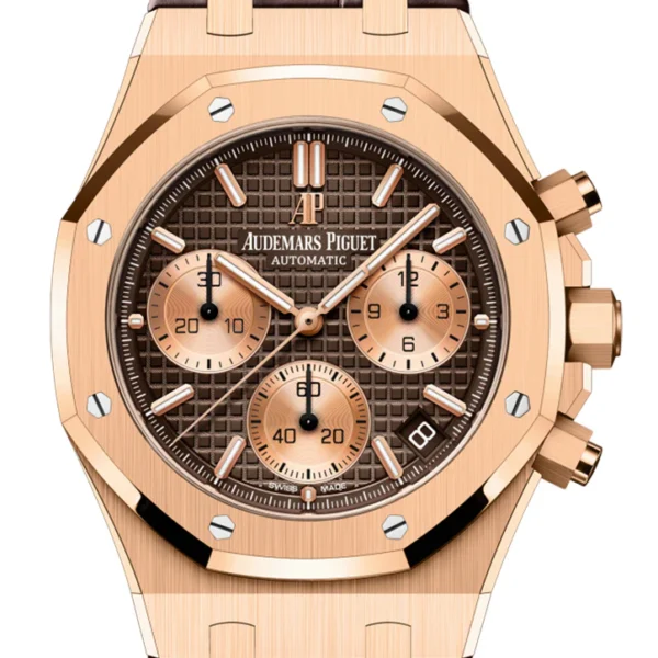 Audemars Piguet Royal Oak 41 Chronograph Brown Dial Rose Gold 26239OR.OO.D821CR.01 DCM