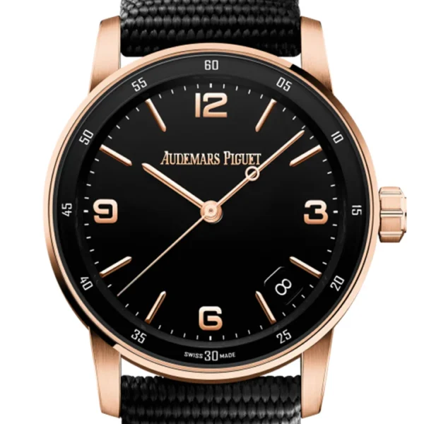 Audemars Piguet CODE 11.59 41 Black Dial Pink Gold Watch 15210OR.OO.A002KB.01