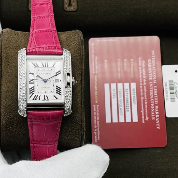 Cartier Tank Watch Size: 30MMX39MMX11MM