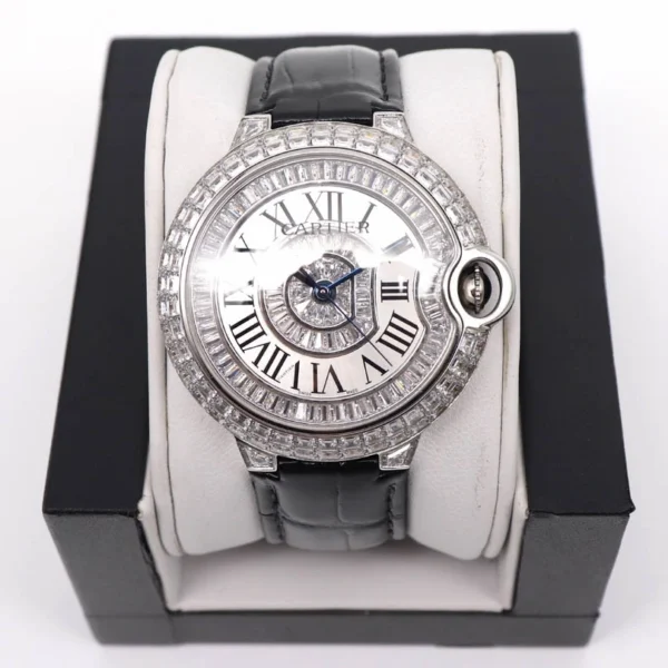 Cartier Blue Balloon Square Diamond Gypsophila Watch Diameter: 42mm