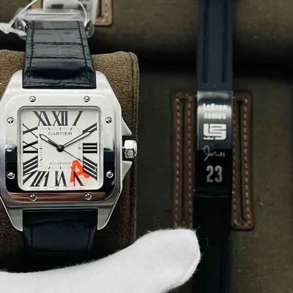 Cartier Santos Couple Watch Diameter: 51*41.3 44.2*35.6 mm