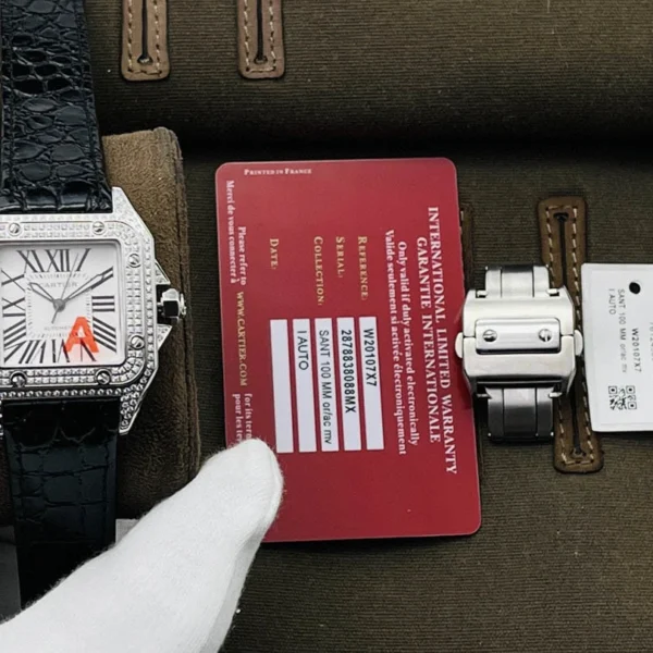 Cartier Santos Couple Watch Diameter: 51*41.3 mm