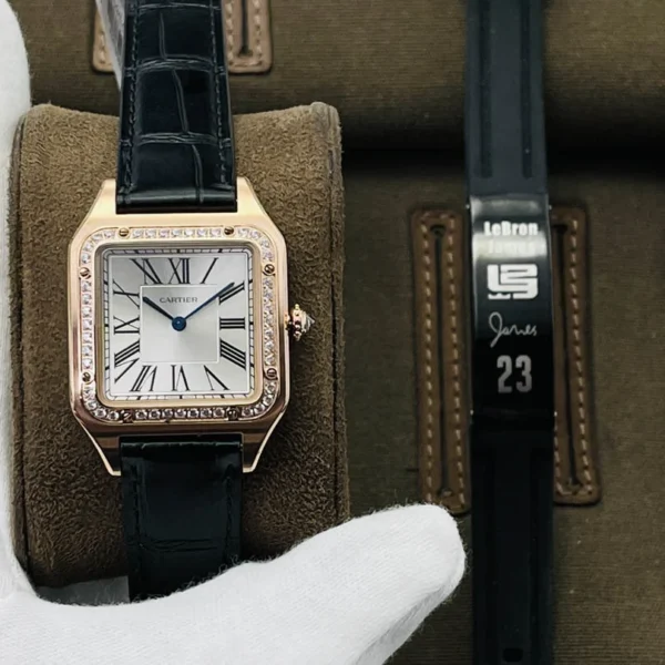 Cartier Santos Couple Watch Diameter: 43.5X31.4mm Women's 38X27.5mm