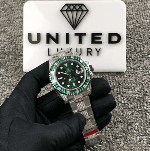 劳力士潜航者型 116610LV “绿巨人”冰钻款 1:1 高级复刻版 - 图片2