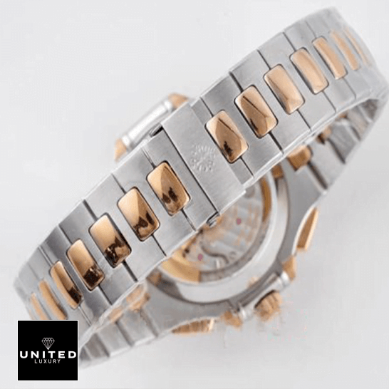 patek_philippe_nautilus_chronograph_5980_1AR_steel_and_rose_gold_blue_dial_replica_braceler_unitedluxurynet