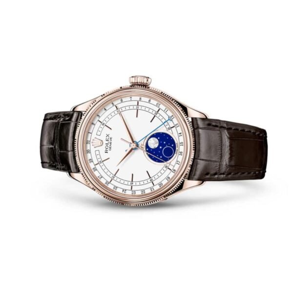 Rolex Cellini Moonphase White Dial New 50535-0002
