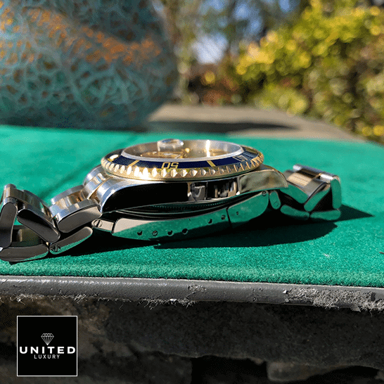 Rolex Submariner 16613 "Serti Two-Tone" Top Grade Clone 1:1 rolex submariner 16613 replica yellowgold Rolex Submariner 16613 Two Tone Stainless Steel Case Replica