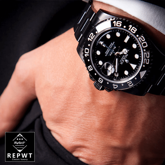 rolex_blaken_GMT_master_II_singel_black_dial_116710_dlc_pvd_hand-1