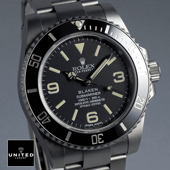 劳力士 Blaken Submariner 6190 复刻版 灰色背景