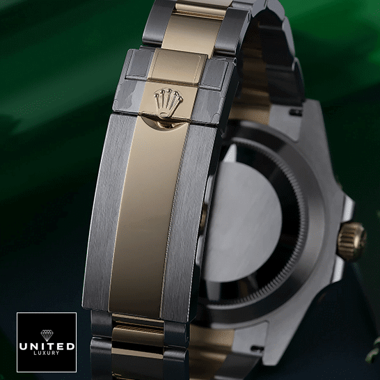 劳力士潜航者日历型双色折叠表扣，带劳力士标志，型号16613复刻版